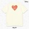 Power 7 Shop เสื้อยืดการ์ตูน ลาย "Alice in Wonderland" คอลเลคชั่น "Disney Classics" ลิขสิทธิ์แท้ DISNEY(TMX-107-สีครีม)