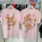 Power 7 Shop เสื้อยืดการ์ตูน "Thumper" คอลเลคชั่น "Disney Classics" (TMX-126-สีชมพูอ่อน)