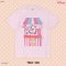 Power 7 Shop เสื้อยืดการ์ตูน "Marie" ลิขสิทธิ์แท้ DISNEY (TMX-128-สีชมพูอ่อน)