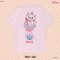 Power 7 Shop เสื้อยืดการ์ตูน "Marie" ลิขสิทธิ์แท้ DISNEY (TMX-128-สีชมพูอ่อน)