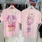 Power 7 Shop เสื้อยืดการ์ตูน "Marie" ลิขสิทธิ์แท้ DISNEY (TMX-128-สีชมพูอ่อน)