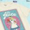 Power 7 Shop เสื้อยืดการ์ตูน "Alice In Wonderland" คอลเลคชั่น "Disney Classics" (TMX-161-สีครีม)