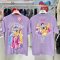 Power 7 Shop เสื้อยืดการ์ตูน "Disney princess"  ลิขสิทธ์แท้ DISNEY (TMX-169-สีม่วง)