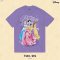 Power 7 Shop เสื้อยืดการ์ตูน "Disney princess"  ลิขสิทธ์แท้ DISNEY (TMX-169-สีม่วง)