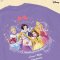 Power 7 Shop เสื้อยืดการ์ตูน "Disney princess"  ลิขสิทธ์แท้ DISNEY (TMX-169-สีม่วง)