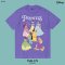 Power 7 Shop เสื้อยืดการ์ตูน "Disney princess"  ลิขสิทธ์แท้ DISNEY (TMX-175-สีม่วง)