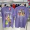 Power 7 Shop เสื้อยืดการ์ตูน "Disney princess"  ลิขสิทธ์แท้ DISNEY (TMX-175-สีม่วง)