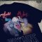 Power 7 Shop เสื้อยืดการ์ตูน "Villains" ลิขสิทธิ์แท้ DISNEY (TMX-185-สีกรม)