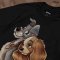 Power 7 Shop เสื้อยืดการ์ตูน "Lady and the Tramp" ลิขสิทธิ์แท้ DISNEY (TMX-256)