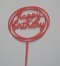 Round Cake Topper "HAPPY BIRTHDAY" 