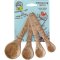 Talisman Designs Woodland Design Beechwood Measuring Spoons, Set of 4