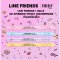 MILLE LINE FRIENDS 6D EYEBROW PENCIL WATERPROOF #01 LIGHT BROWN