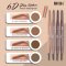 MILLE 6D SLIM BROW PENCIL WATERPROOF #04 ESPRESSO BROWN