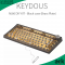 Keydous NJ80 DIY KIT - Black case (Brass Plate)