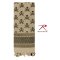 ผ้าชีมัคเนื้อผ้าหนา Rothco Spartan Skulls Tan