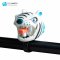 Crazy Safety Kids Bicycle Bell - White Tiger
