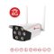 HW-33A202-4G กล้องวงจรปิด 4G ไฮวิว โรบอท 2 ล้านพิกเซล มีไมค์ในตัว สามารถใส่ซิมและรับสัญญาณไวไฟได้ Wifi robot Camera 2 MP Wireless LED Light