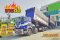 สิบสองล้อดั้มพ์ ISUZU FYH 360 แรง ปี 2557 + หางดั้มพ์ สามเพลา อู่ส.สมบัติ ปี 2557