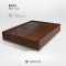 Brick Bed เตียงไม้สักไม่มีหัวเตียง BE029