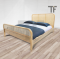 Lisa Bed เตียงไม้สักผสมหวาย BE073
