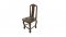 เก้าอี้ไม้สักแกะลายองุ่น CH016
