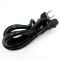 สายไฟ AC (หัวงอ) POWER CABLE MALE FEMALE ขนาด 3X1MM สายใหญ่ 1.2 เมตร P11389