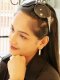 TUBING HOOP EARRINGS GW/DC 2T