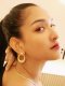 CIRCULAR HANGING HOOP EARRINGS