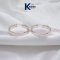 DIAMOND CUT HOOP EARRINGS W/DC