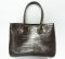 Genuine Crocodile Tote Bag/Handbag in Chocolate Brown Crocodile Skin # CODE: CRW0218H-02-BR