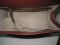 Genuine Belly Caiman Leather Handbag/Shoulder Bag in Burgundy #CRW314H-BUR-BELLY