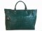 Genuine Belly Crocodile Leather Luggage in Dark Green Crocodile Skin  #CRM207L-02
