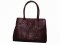 Genuine Crocodile Bag/Shopping Bag in Burgundy Crocodile Leather #CRW219H-02