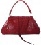 Genuine Crocodile Handbag in Red Crocodile Leather #CRW195H-09