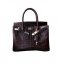 Ladies Genuine Crocodile Handbag in Brown Crocodile Skin #CRW214H-01