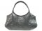 Genuine Hornback Alligator Handbag in Black Crocodile Leather #CRW222H-02