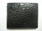 Genuine Crocodile Leather Wallet in Black Crocodile Leather #CRM444W-01