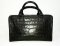 Genuine Belly Siamese Crocodile Leather Handbag in Black Crocodile#CRW327H-BL-BELLY