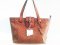 Genuine Ostrich Leather Handbag in Chocolate Brown #OSW331H-BR