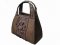 Handcrafted Genuine Hornback Crocodile Handbag in Brown Crocodile Leather #CRW227H
