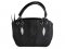 Genuine Stingray Leather Handbag in Black Stingray Skin  #STW371H