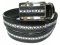 Genuine Stingray Leather Belt in Black Stingray Skin  #STM646B-01