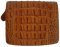 Ladies Crocodile Leather Wallet in Light Brown(Tan) Crocodile Skin #CRM469W-04