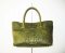 Genuine Hornback Crocodile Handbag in Green Crocodile Leather #CRW244H-GR