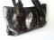 Genuine Belly Siamese Crocodile Leather Handbag in Black Crocodile#CRW330H-BL-BELLY