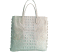 กระเป๋าหนังจระเข้แท้ สีขาวธรรมชาติ ส่วนหลัง #CRW344H-NA