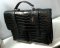 Genuine Belly Crocodile Leather Briefcase in Black Colour  #CRM270719BR-BELLY-BL