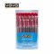 YOYA 0.7 mm Ballpoint Pen Pack 50 : No.1026 / Blue-Black-Red Ink