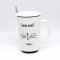 YOYA Ceramic mug with lid Minimal Style No. 9259-A Type-2