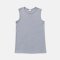 Round neck sleeveless shirt GREY (4Packs)(12 PCS.)